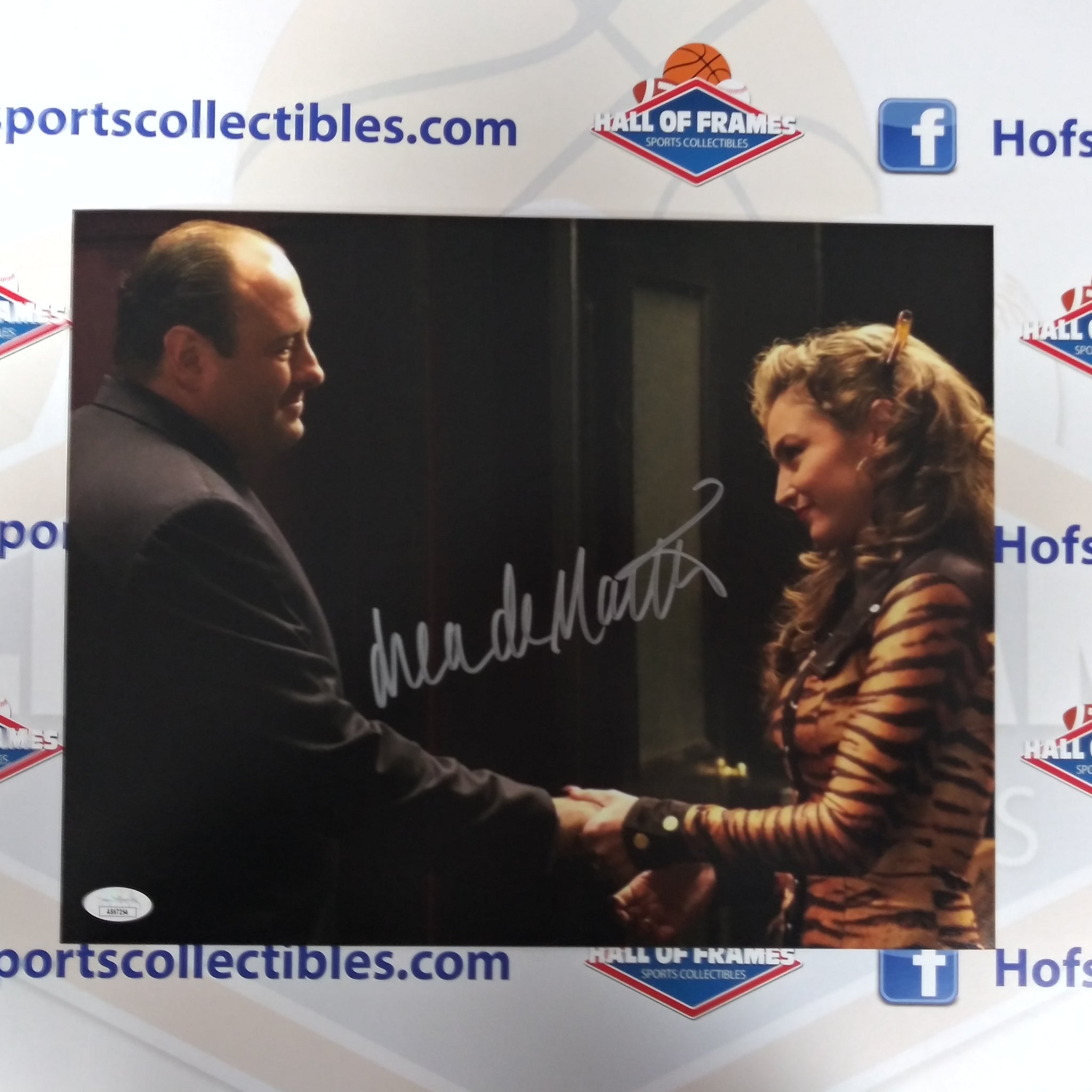 DREA DEMATTEO ADRIANA SIGNED 11X14 SOPRANOS - JSA COA