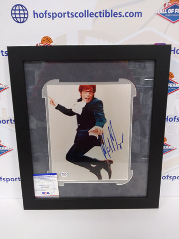 MIKE MYERS SIGNED AUSTIN POWERS 8X10 FRAMED PHOTO PSA COA