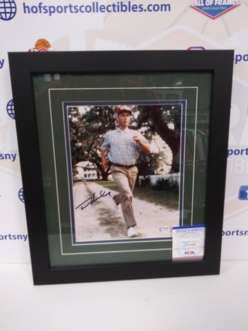 TOM HANKS FORREST GUMP RUNNING SIGNED FRAMED 8X10 PHOTO - PSA COA