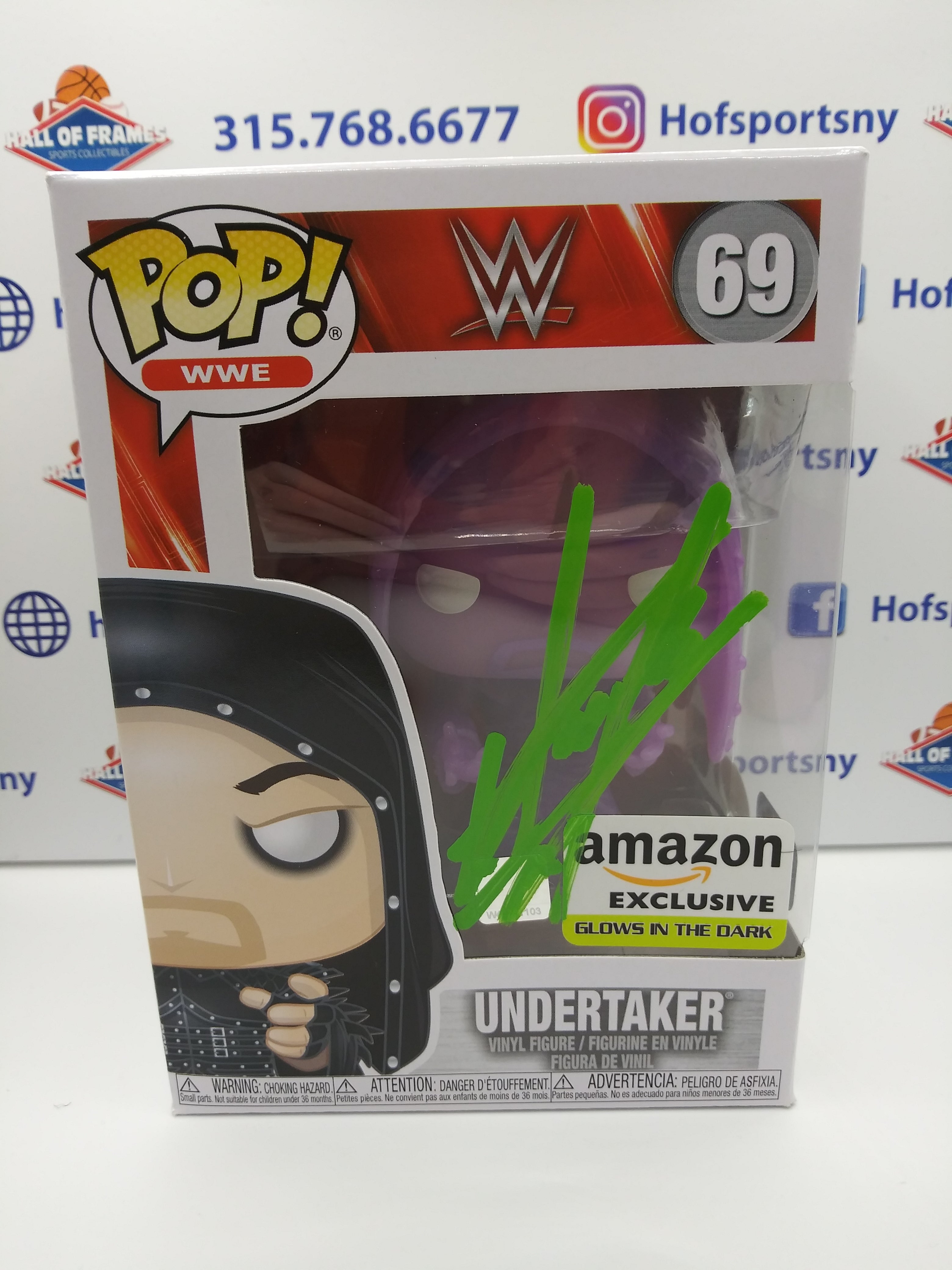 Funko Pop Undertaker COA Autographed sold