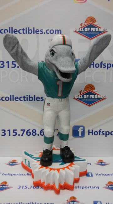 FOCO LIMITED EDITION HANDCRAFTED MIAMI DOLPHINS "T.D." MASCOT STATUE!
