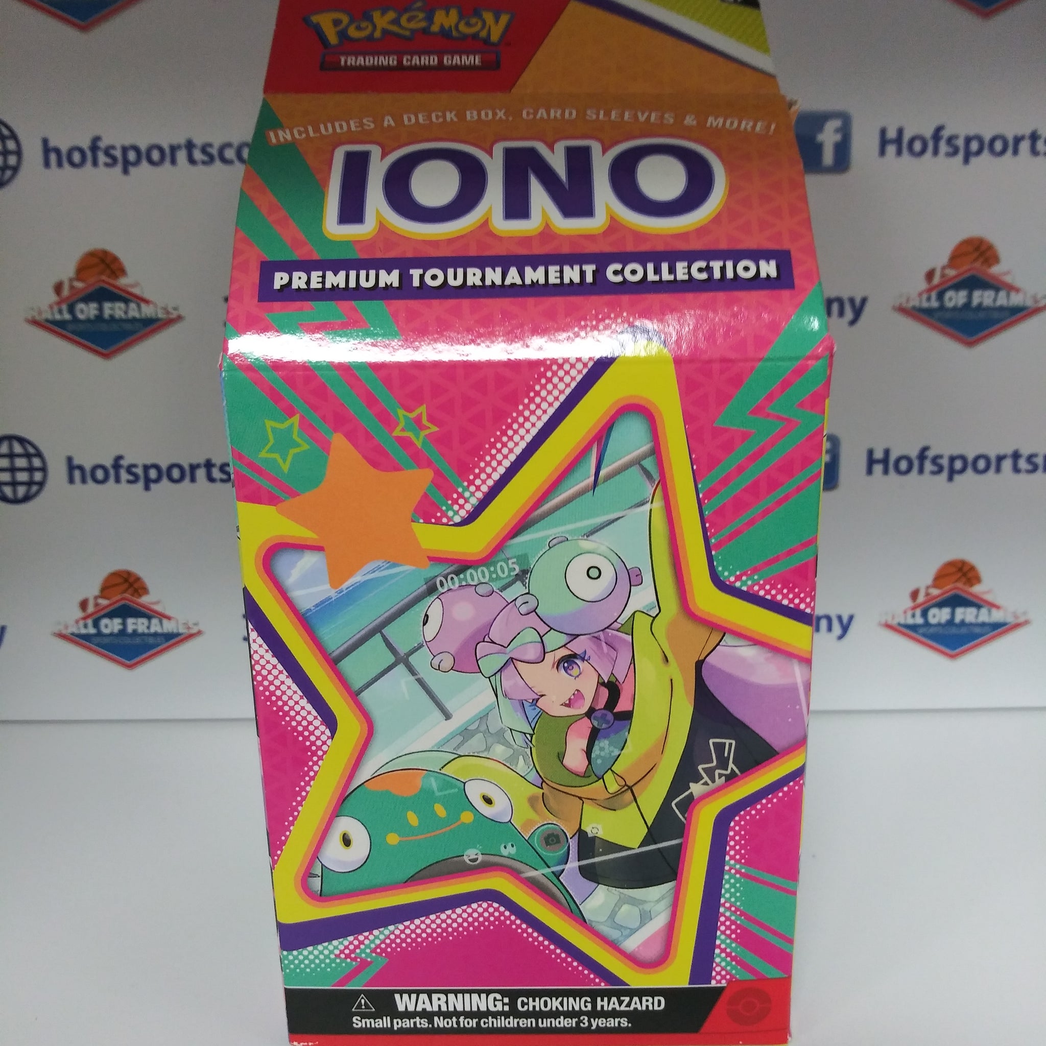 2024 POKEMON IONO PREMIUM TOURNAMENT COLLECTION BOX! 6 BOOSTER PACKS!