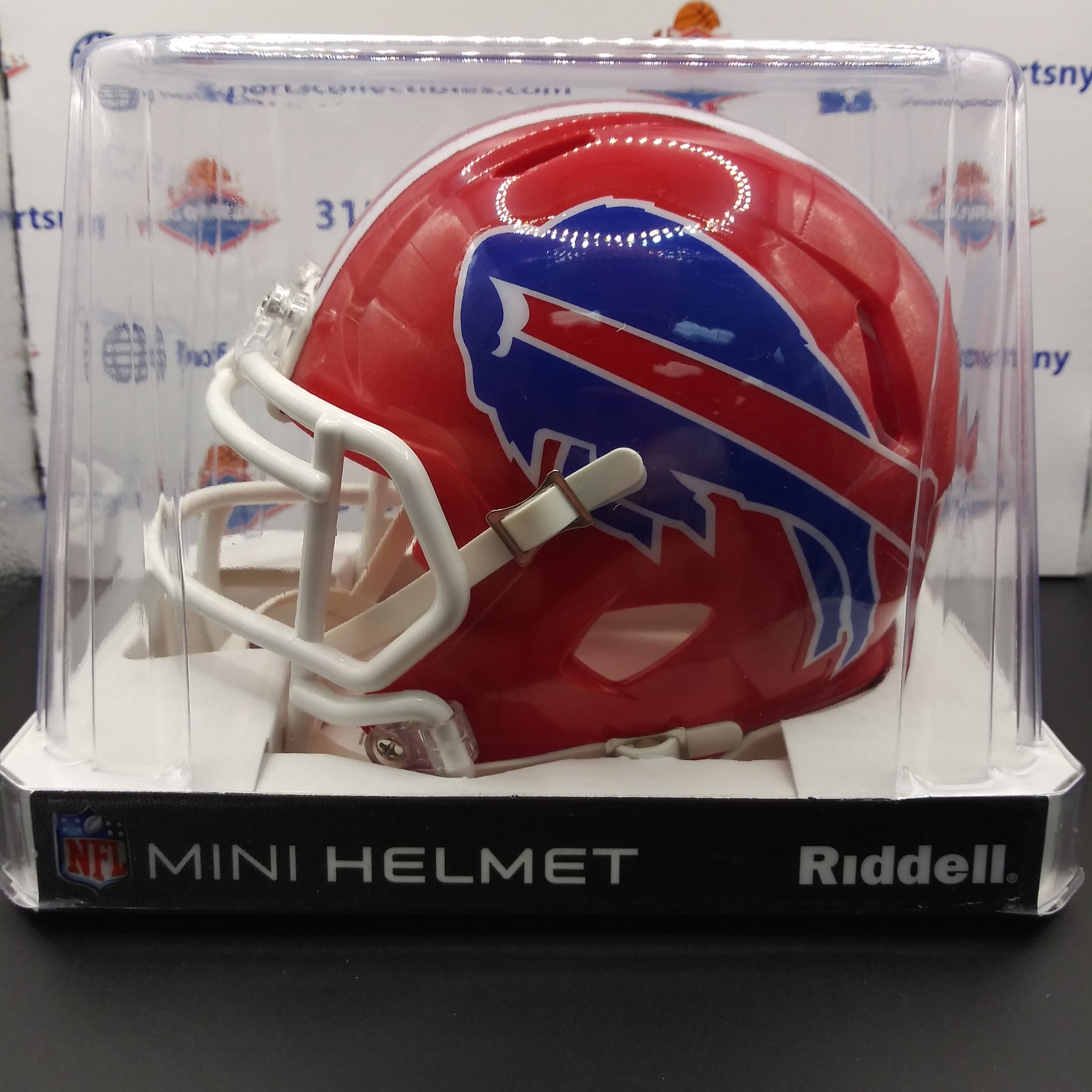 BUFFALO BILLS RED RIDDELL MINI HELMET!