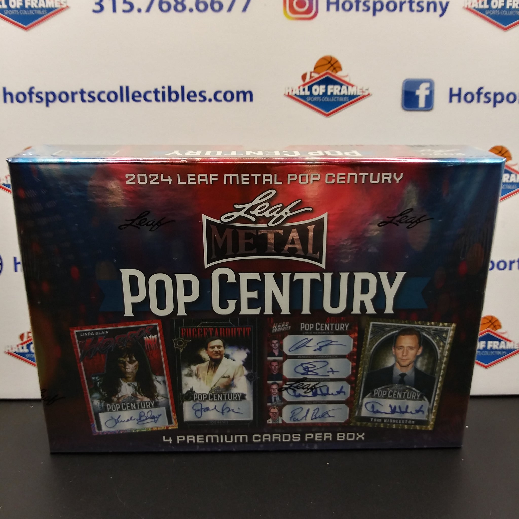 2024 LEAF METAL POP CENTURY HOBBY BOX! 4 PREMIUM CARDS PER BOX!