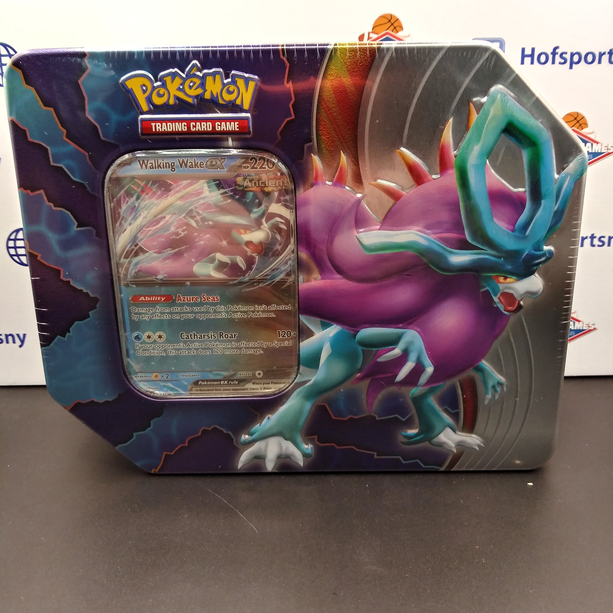 2024 POKEMON SCARLETT & VIOLET PARADOX CLASH EX TIN! WALKING WAKE EX!