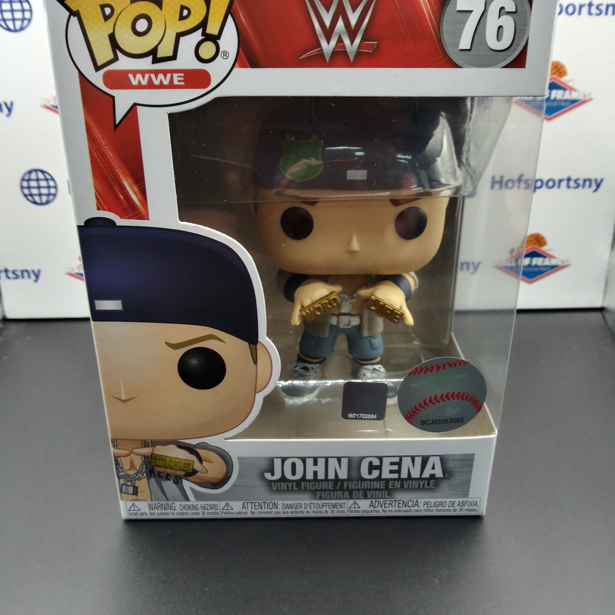 JOHN CENA 'DR. OF THUGANOMICS" YANKEE JERSEY WWE FUNKO POP #76!
