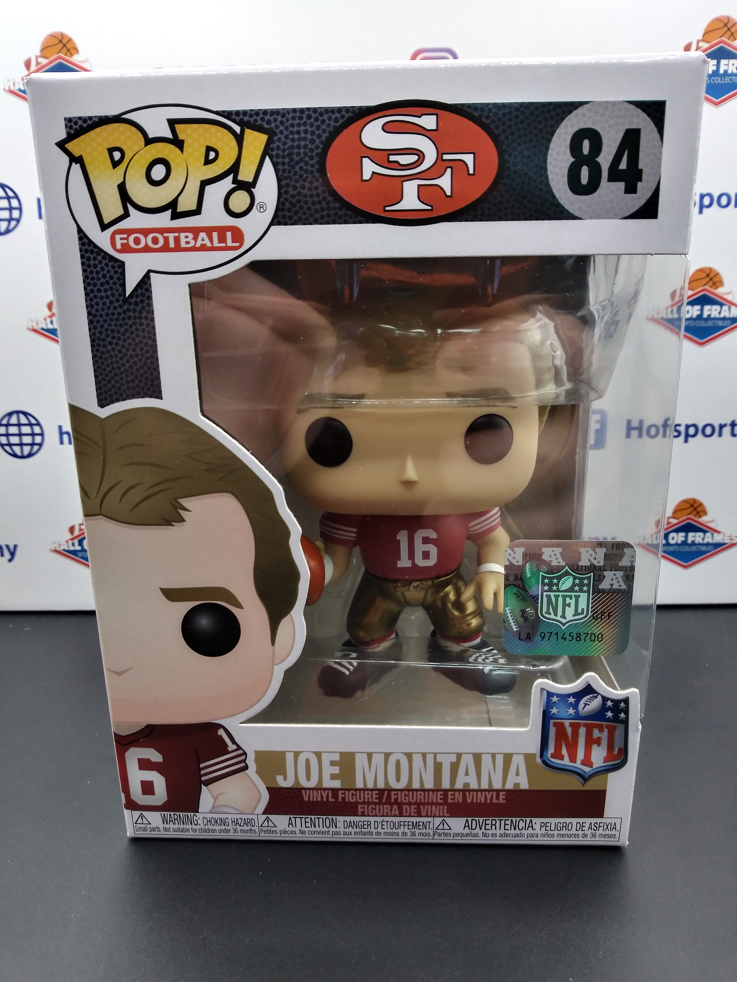 funko pop NFL ジョー・モンタナ/サンフランシスコ・49ers Funko POP! Football: 49ERS - Joe Montana #84 | eBay