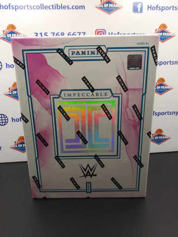 2023 PANINI IMPECCABLE WWE HOBBY BOX! CASE FRESH! 9 PREMIUM CARDS!