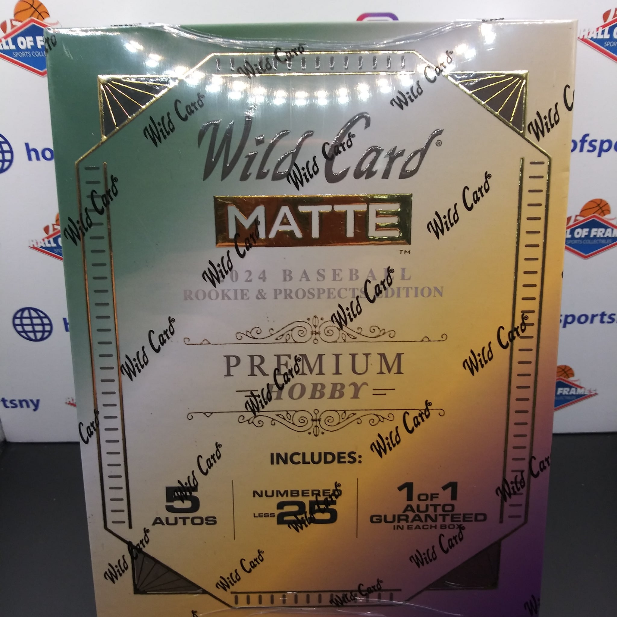 2024 WILD CARD MATTE BASEBALL PREMIUM HOBBY BOX! 5 AUTOS PER BOX! 1 ONE OF ONE!