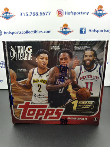 2023-24 TOPPS NBA G LEAGUE HOBBY BOX! 1 AUTO PER BOX!!