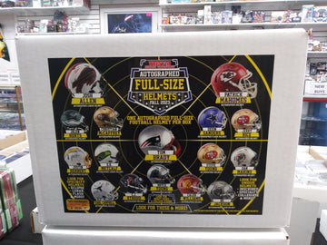 TRI-STAR HIDDEN TREASURES FULL SIZE HELMET HOBBY BOX! 1 SIGNED HELMET PER BOX!