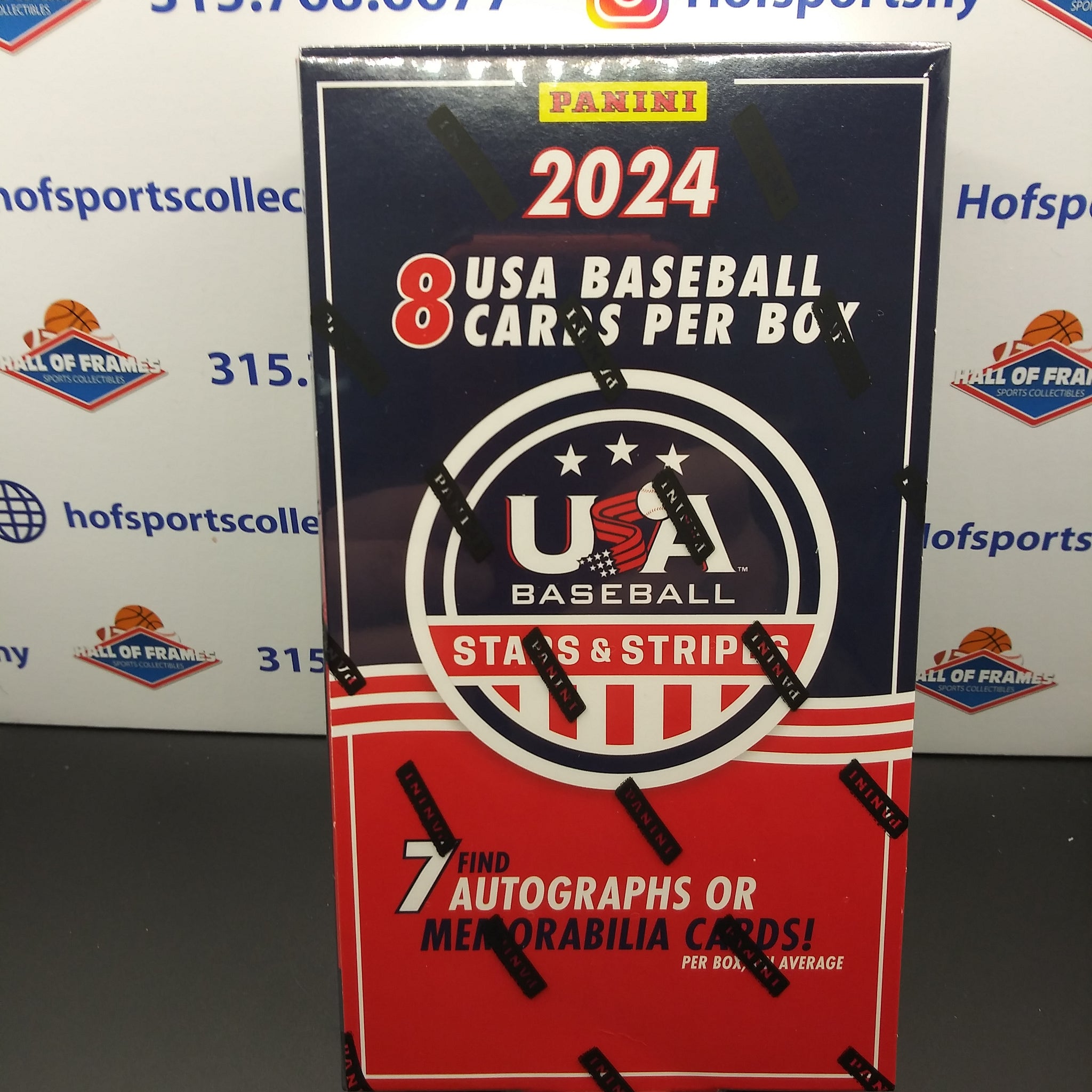 2024 PANINI USA STARS AND STRIPES BASEBALL HOBBY BOX! 7 AUTOS OR RELICS PER BOX!