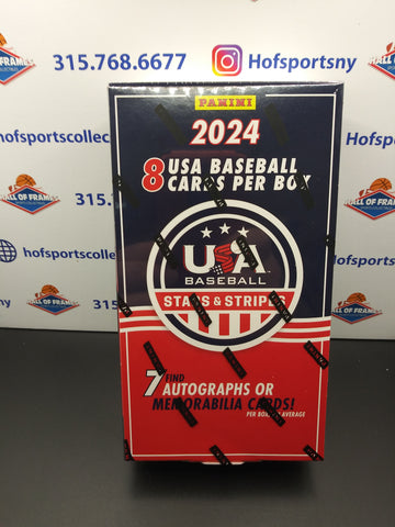 2024 PANINI USA STARS AND STRIPES BASEBALL HOBBY BOX! 7 AUTOS OR RELICS PER BOX!