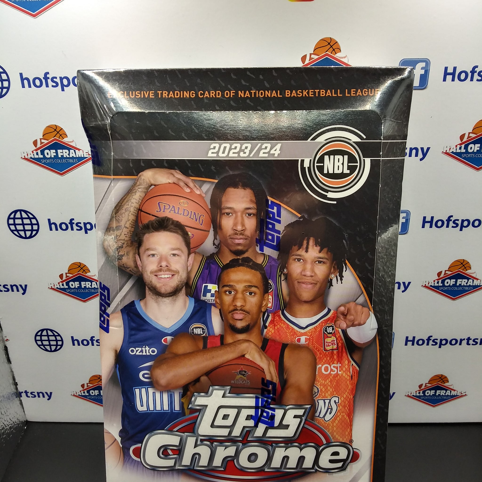 2023-24 TOPPS CHROME NBL BASKETBALL HOBBY BOX! 1 AUTO OR RELIC PER BOX!