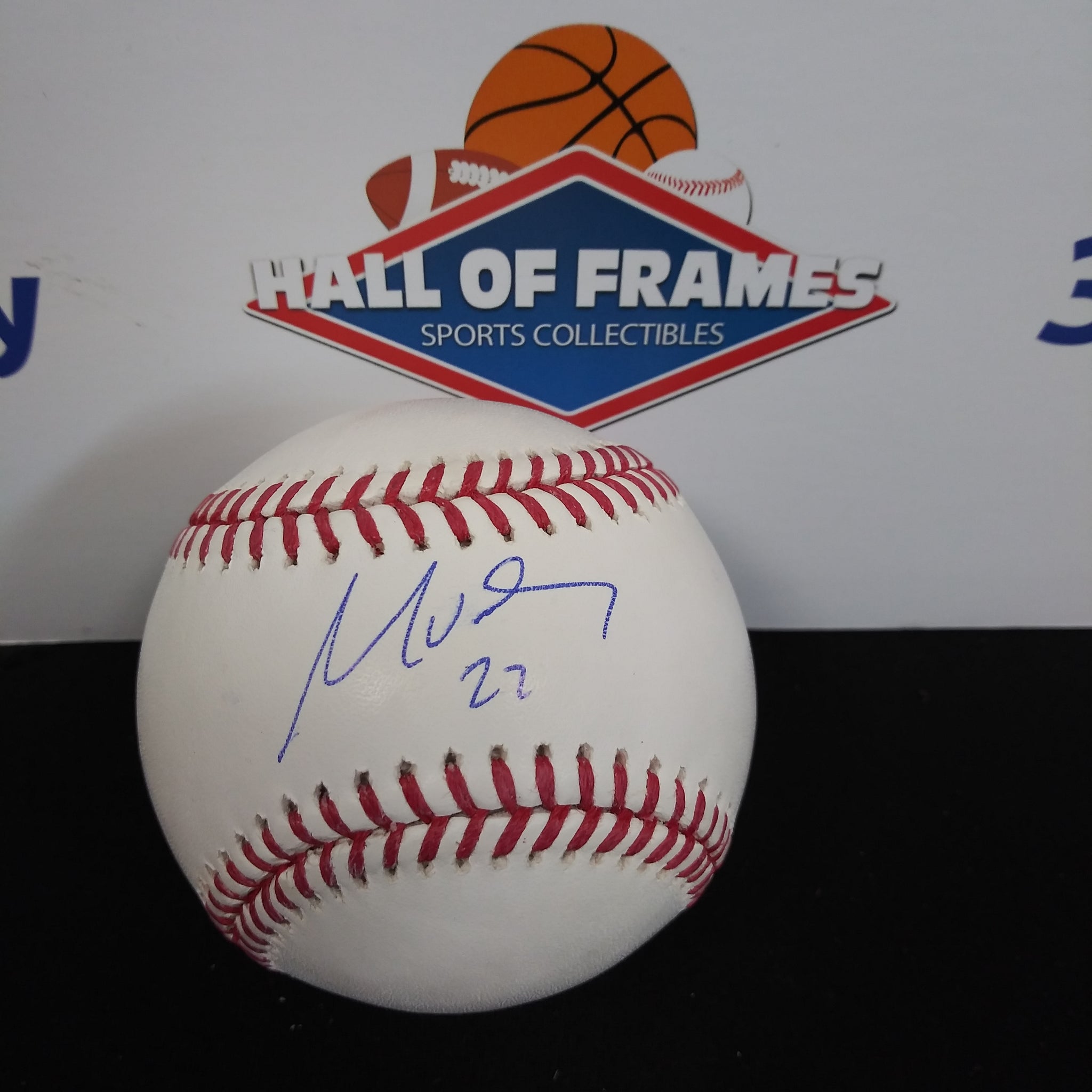 MARK VIENTOS SIGNED MLB BASEBALL - BECKETT COA