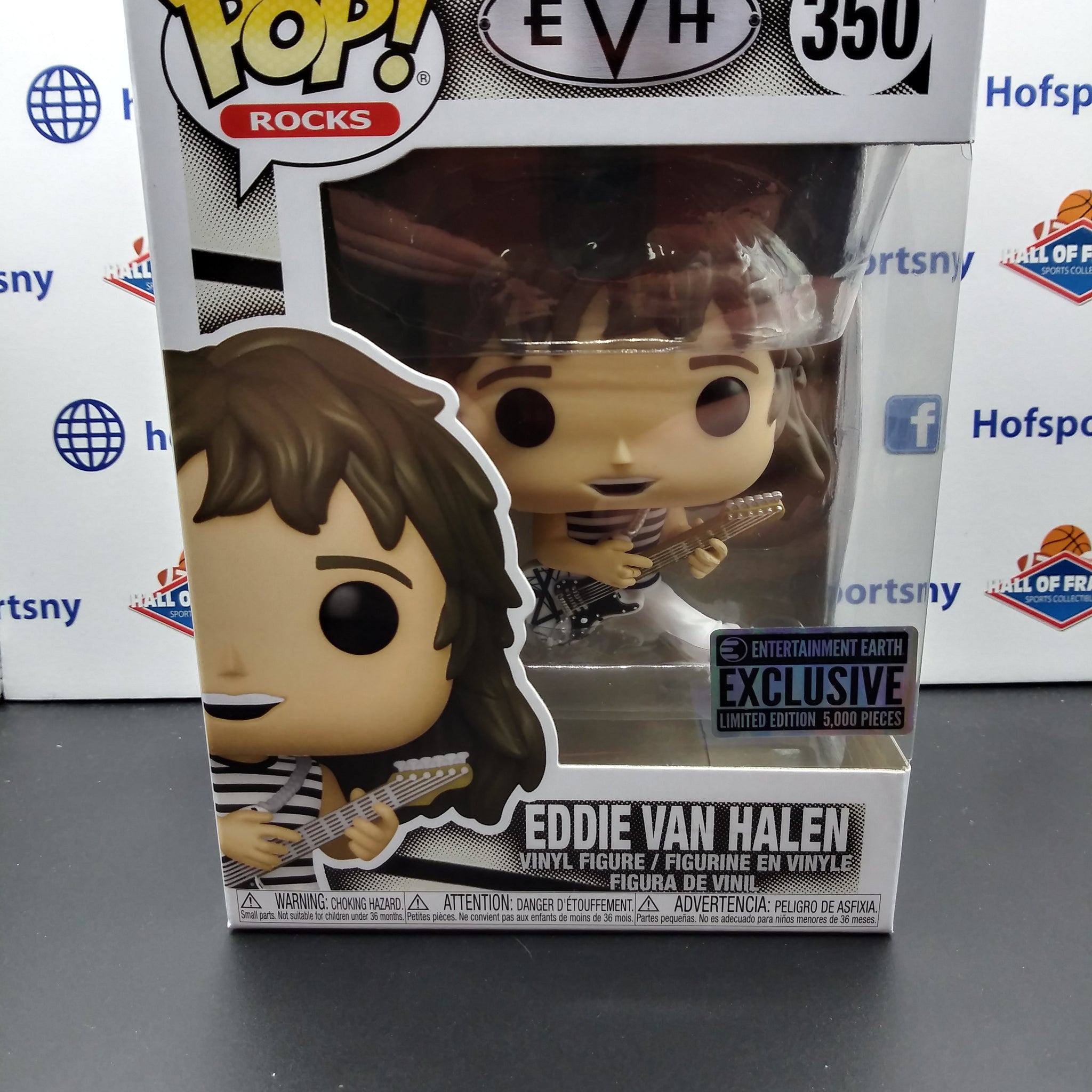 EDDIE VAN HALEN FUNKO POP! ENTERTAINMENT EARTH EXCLUSIVE! LTD TO 5000!