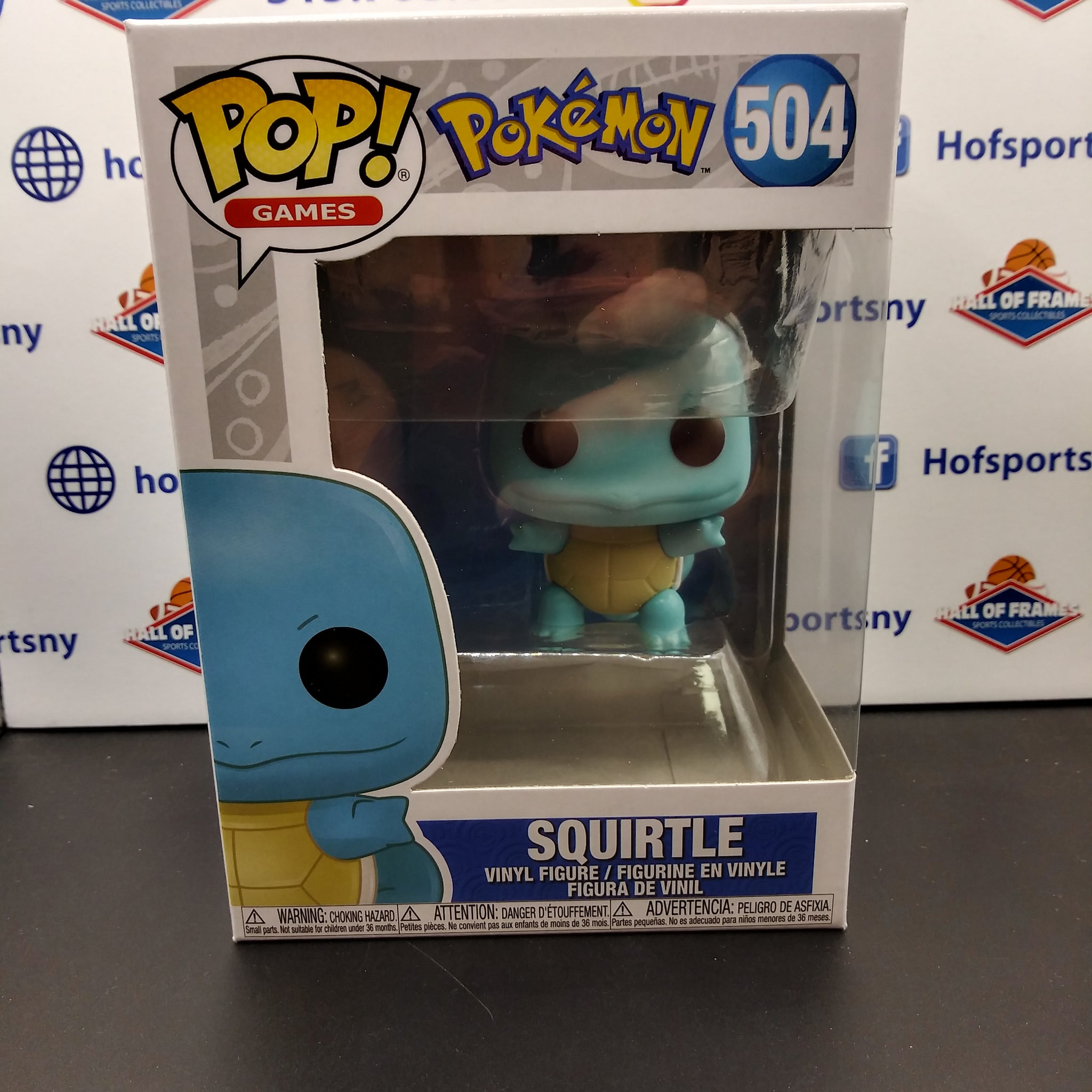 SQUIRTLE POKEMON FUNKO POP! #504!