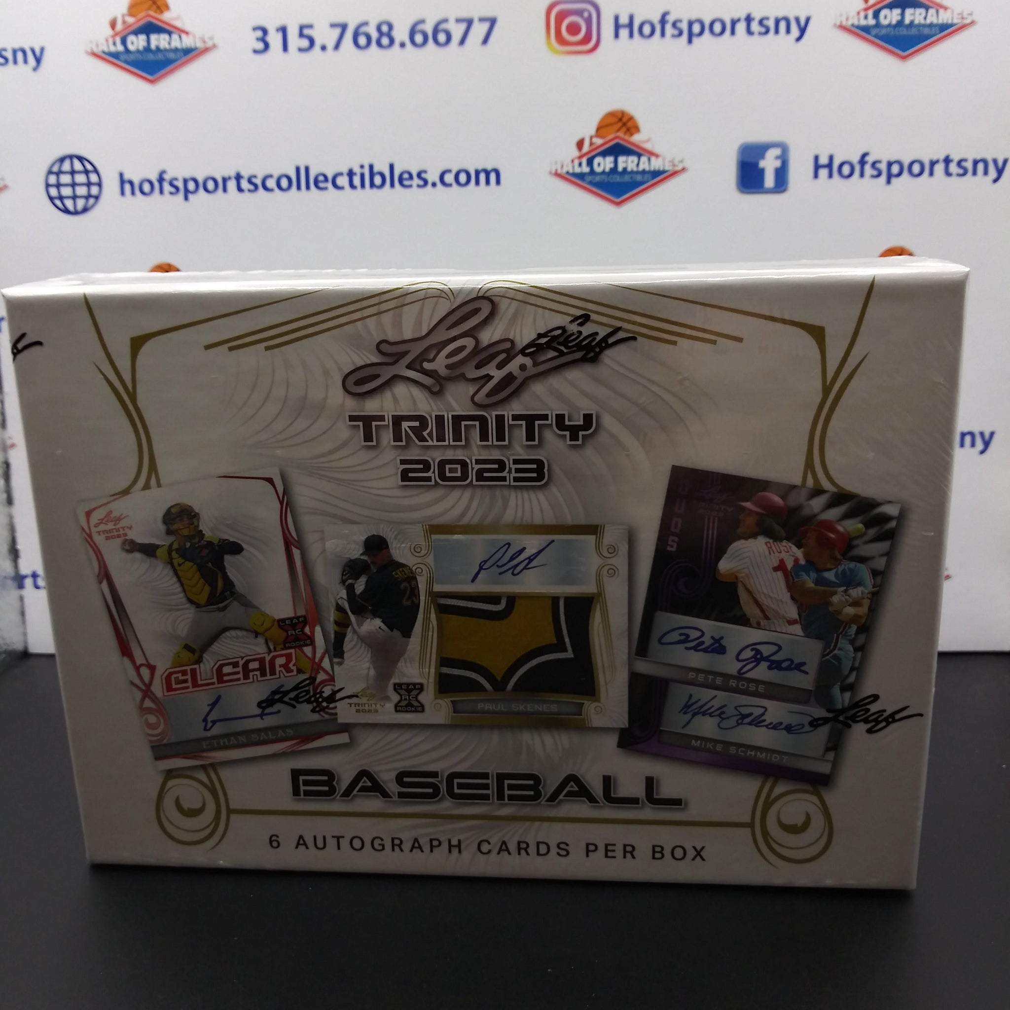 2023 LEAF TRINITY BASEBALL HOBBY BOX! 6 AUTOS PER BOX! LOOK FOR PAUL SKENES!