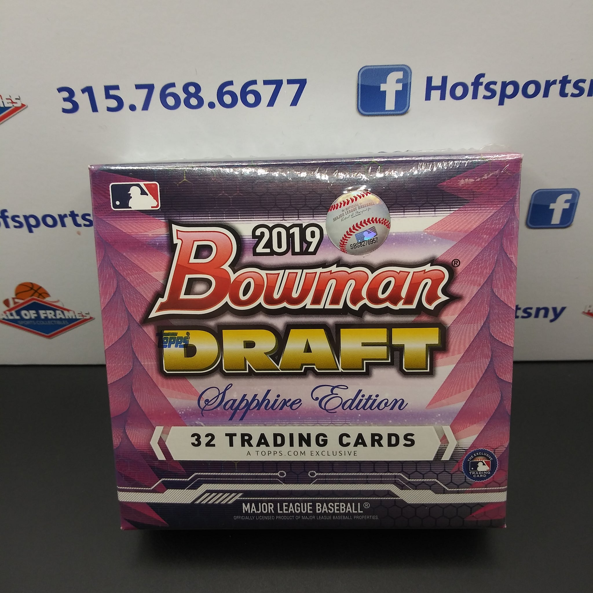 2019 BOWMAN DRAFT SAPPHIRE HOBBY BOX! 32 CARDS! LOOK FOR GUNNAR HENDERSON!