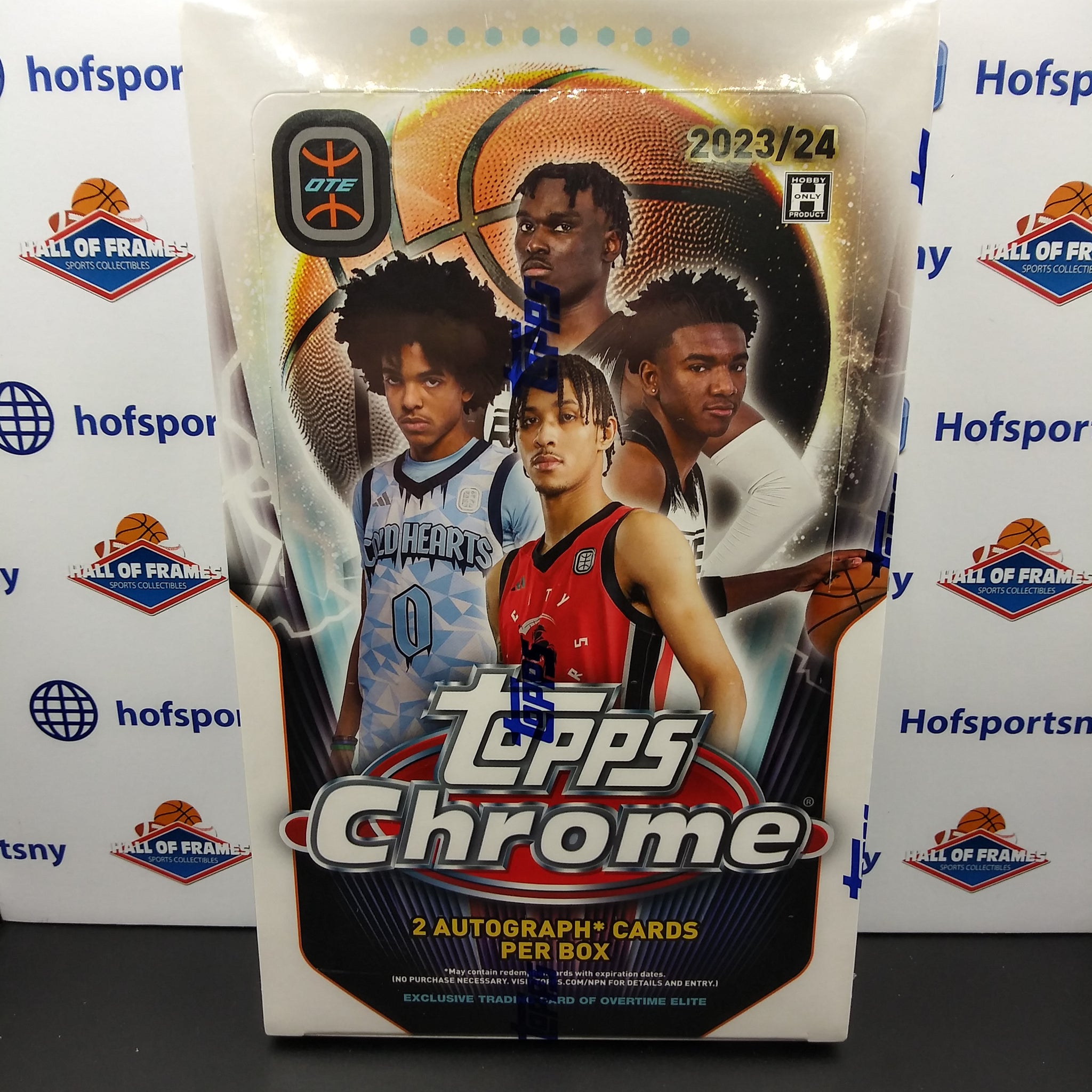 2023/24 TOPPS CHROME OVER TIME ELITE OTE HOBBY BOX! 2 AUTOS PER BOX!