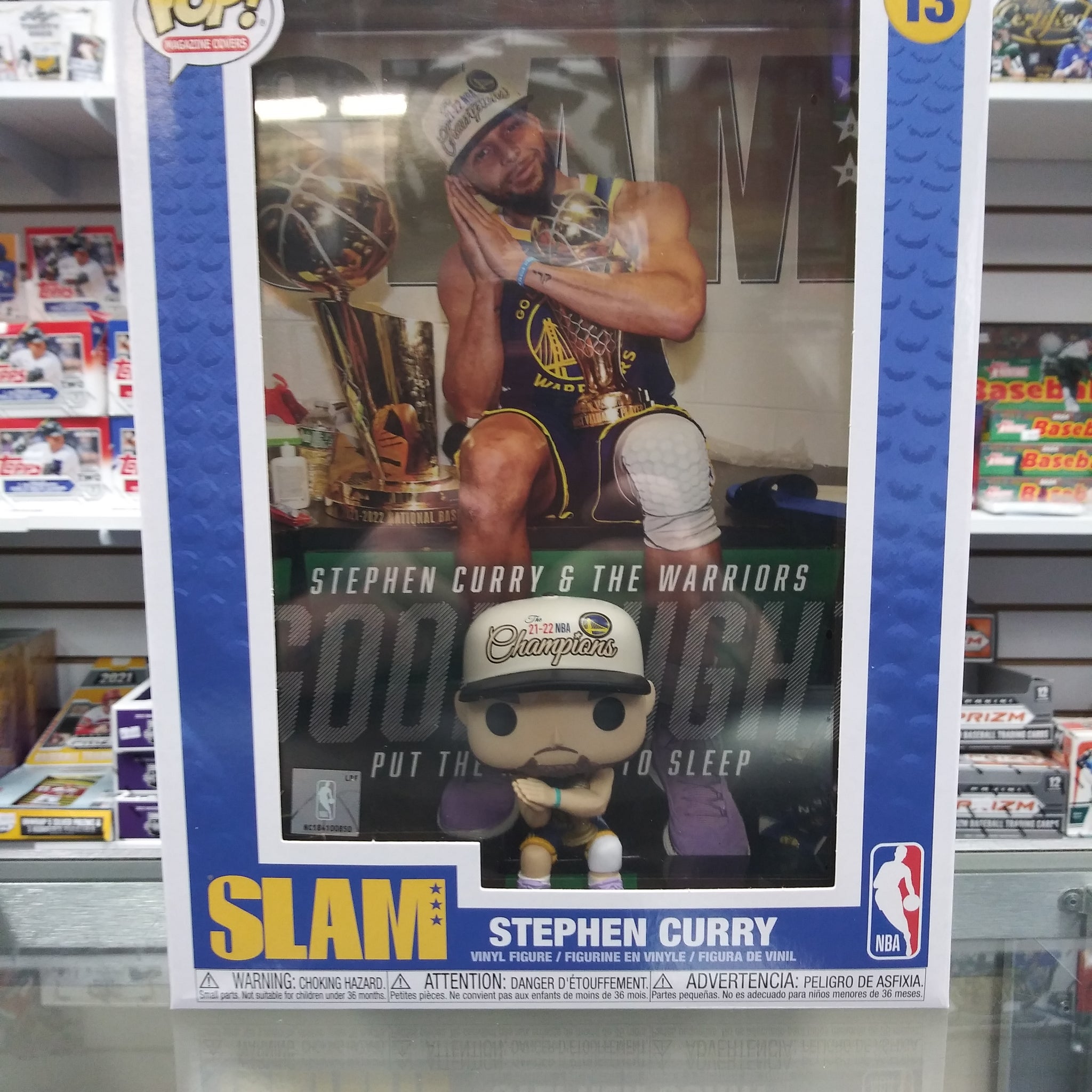 STEPHEN CURRY SLAM MAGAZINE FUNKO POP! #13!