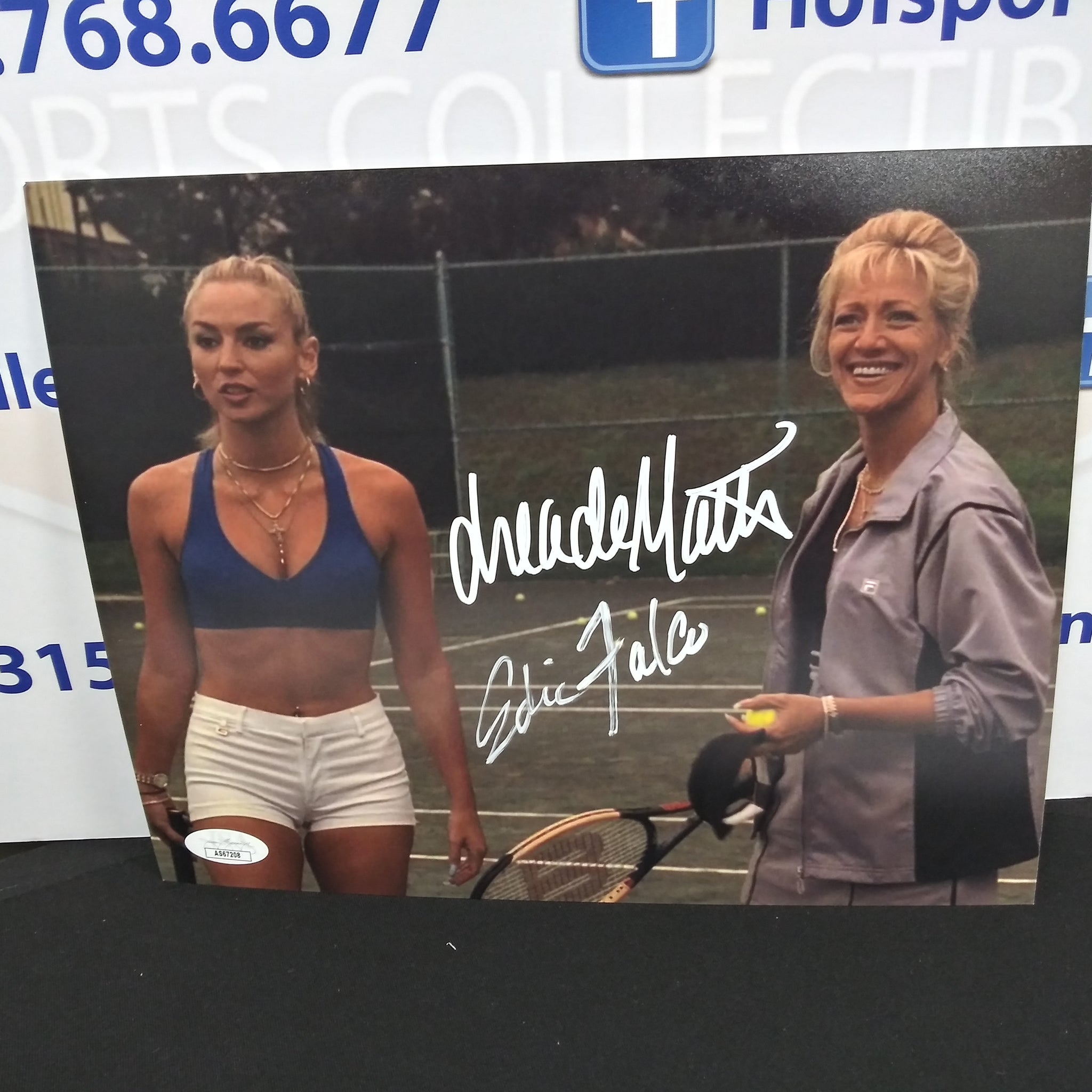 DREA DEMATTEO / EDIE FALCO SIGNED 8X10 JSA COA READ