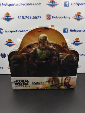 2022 TOPPS STAR WARS BOOK OF BOBA FETT SEASON 1 HOBBY TIN!