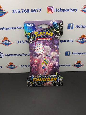 2018 POKEMON SUN & MOON LOST THUNDER SLEEVED BOOSTER PACK! (RANDOM PACK ART)