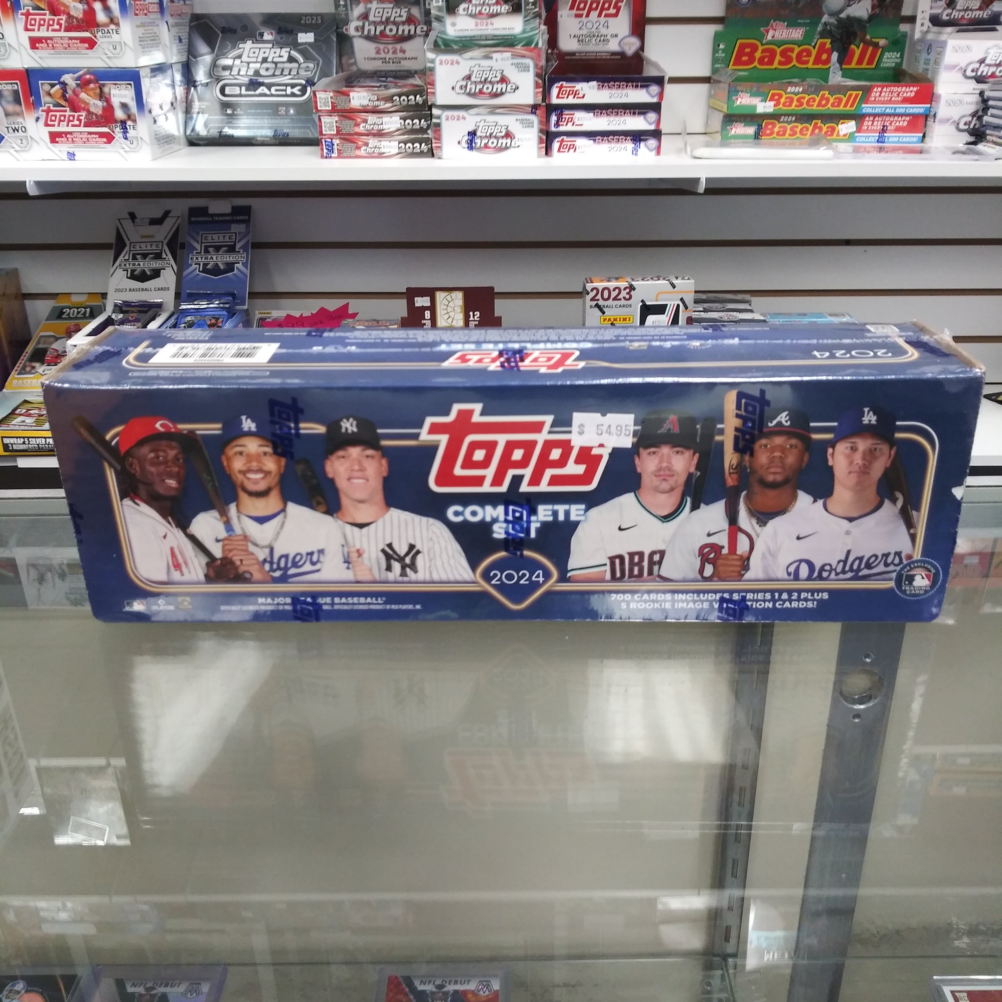 2024 TOPPS BASEBALL COMPLETE SET! SERIES 1 & 2! BLUE BOX! 5 IMAGE VARIATIONS!