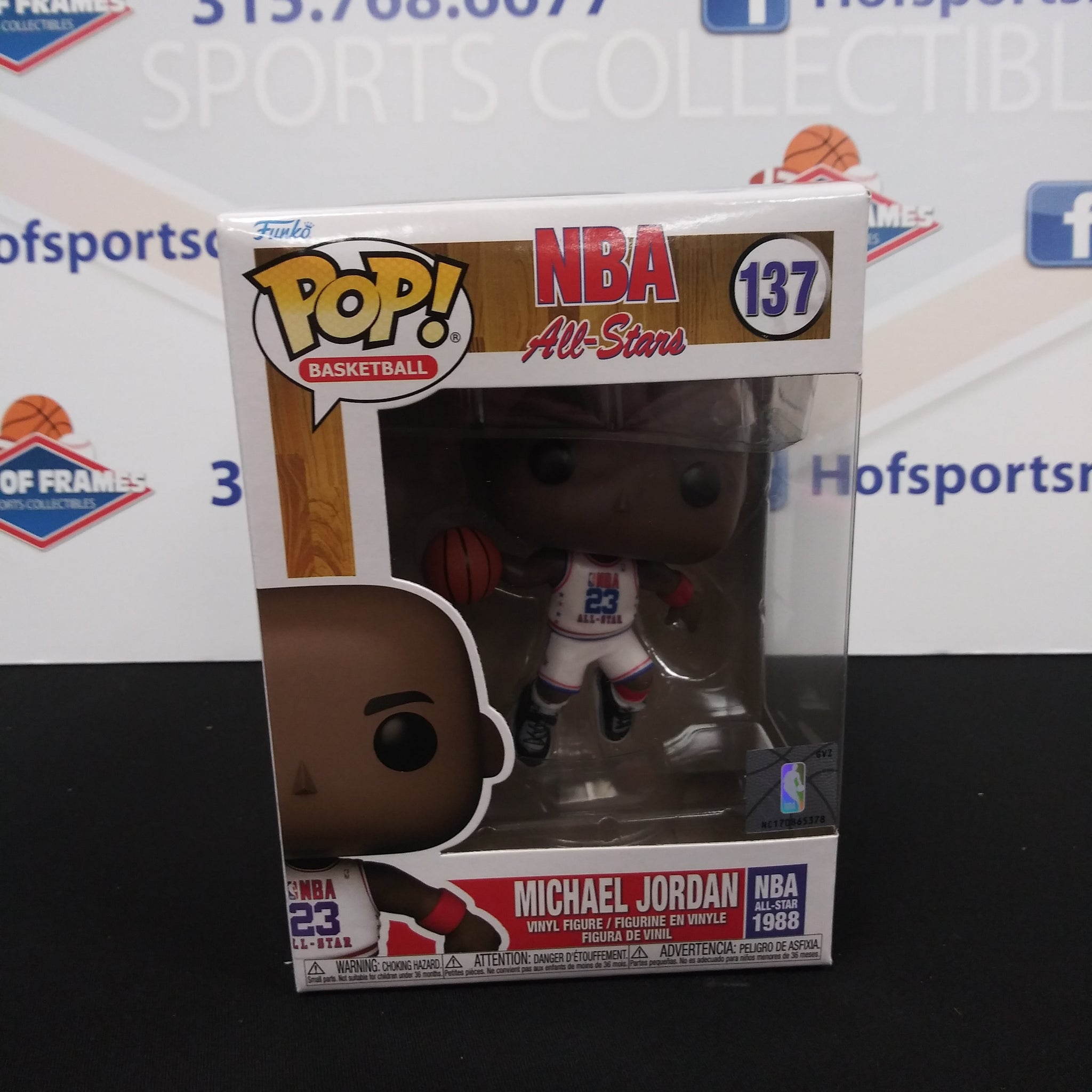 MICHAEL JORDAN NBA ALL STARS HARDWOOD CLASSICS FUNKO POP! #137!