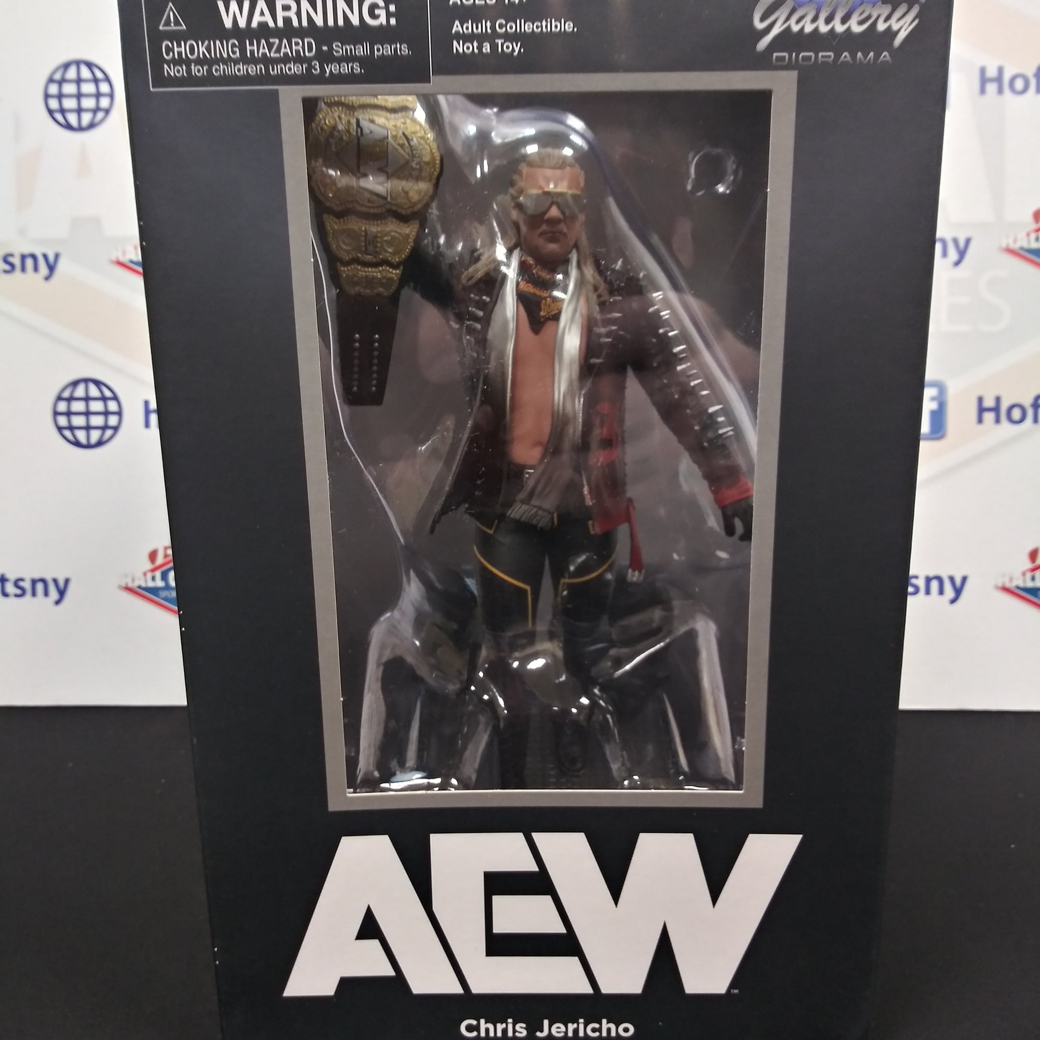 AEW CHRIS JERICHO GALLERY 10" DIORAMA PVC STATUE!