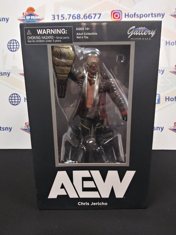 AEW CHRIS JERICHO GALLERY 10" DIORAMA PVC STATUE!