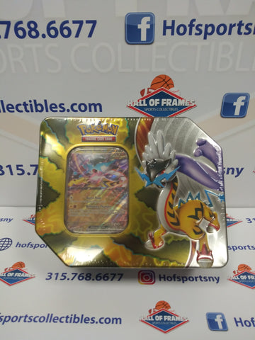 2024 POKEMON PARADOX DESTINIES TIN! RAGING BOLT EX! 5 PACKS!