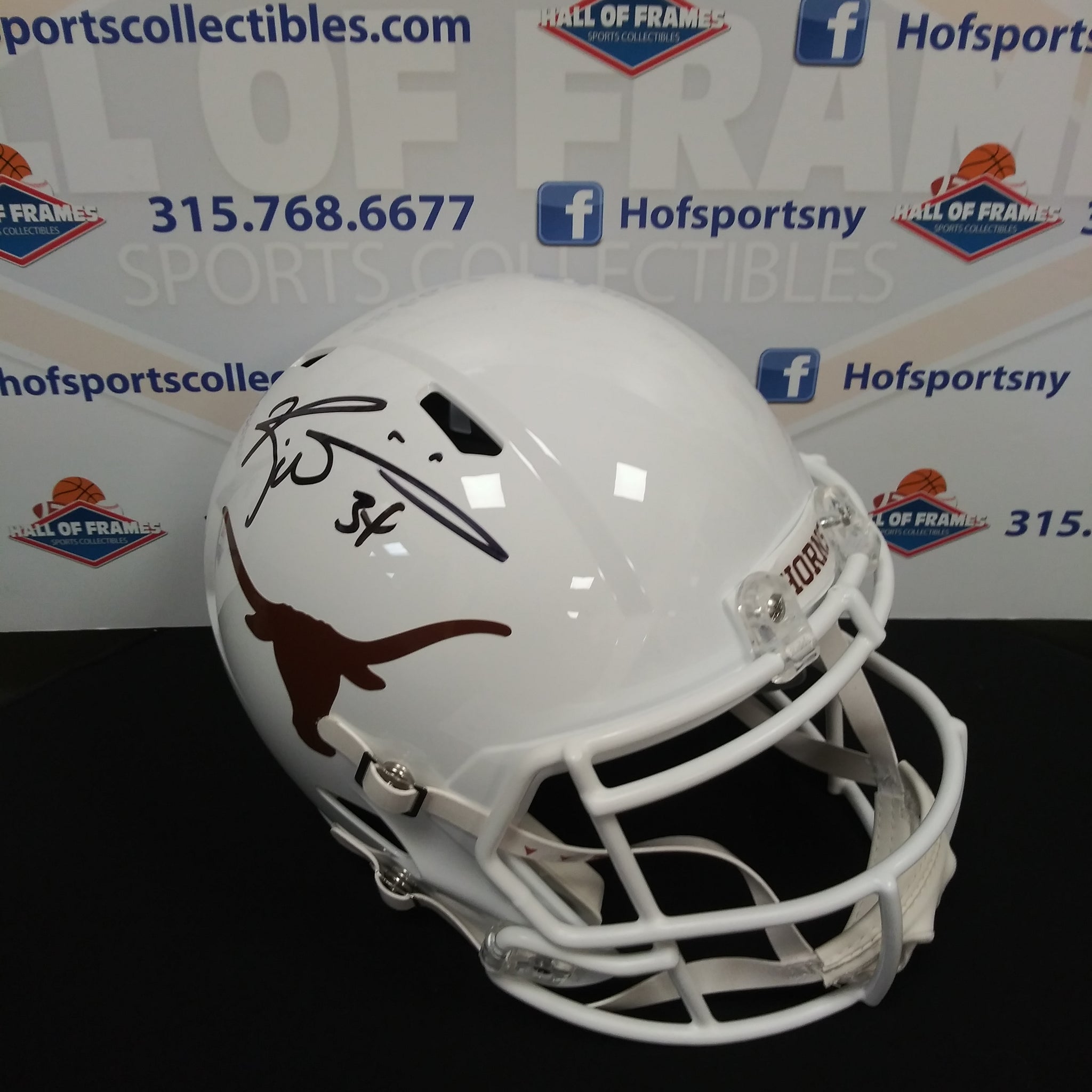 RICKY WILLIAMS TEXAS LONGHORNS FULL SIZE REPLICA SIGNED HELMET! BGS CERT!