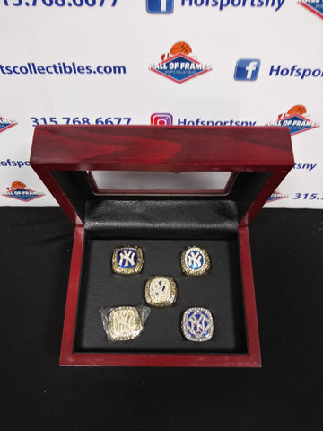 NEW YORK YANKEES 5 CHAMPIONSHIP RING SET WITH BOX!