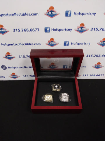 BOSTON BRUINS 3 CHAMPIONSHIP RINGS SET WITH BOX!