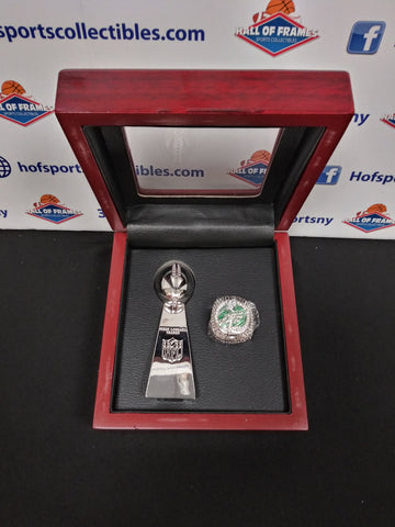 PHILADELPHIA EAGLES CHAMPIONSHIP RING AND TROPHY SET WITH BOX!