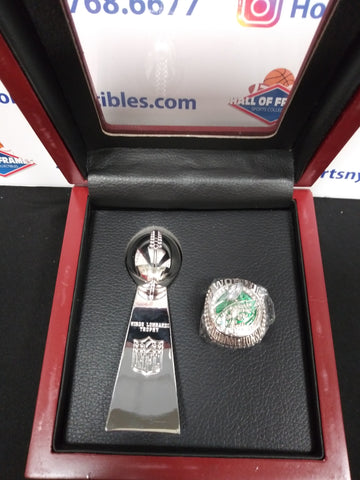 PHILADELPHIA EAGLES CHAMPIONSHIP RING AND TROPHY SET WITH BOX!