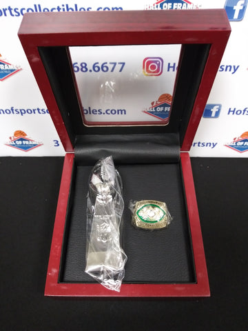 NEW YORK JETS CHAMPIONSHIP RING AND TROPHY SET WITH BOX!