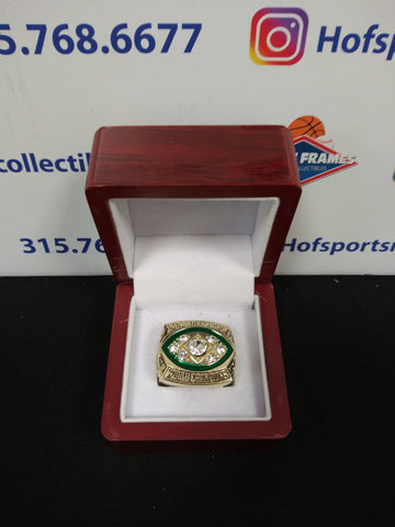 NEW YORK JETS REPLICA CHAMPIONSHIP RING WITH BOX!