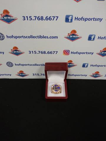 2017 GOLDEN STATE WARRIORS REPLICA CHAMPIONSHIP RING WITH BOX!