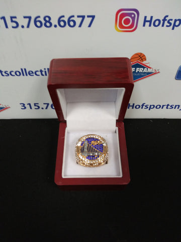 2017 GOLDEN STATE WARRIORS REPLICA CHAMPIONSHIP RING WITH BOX!