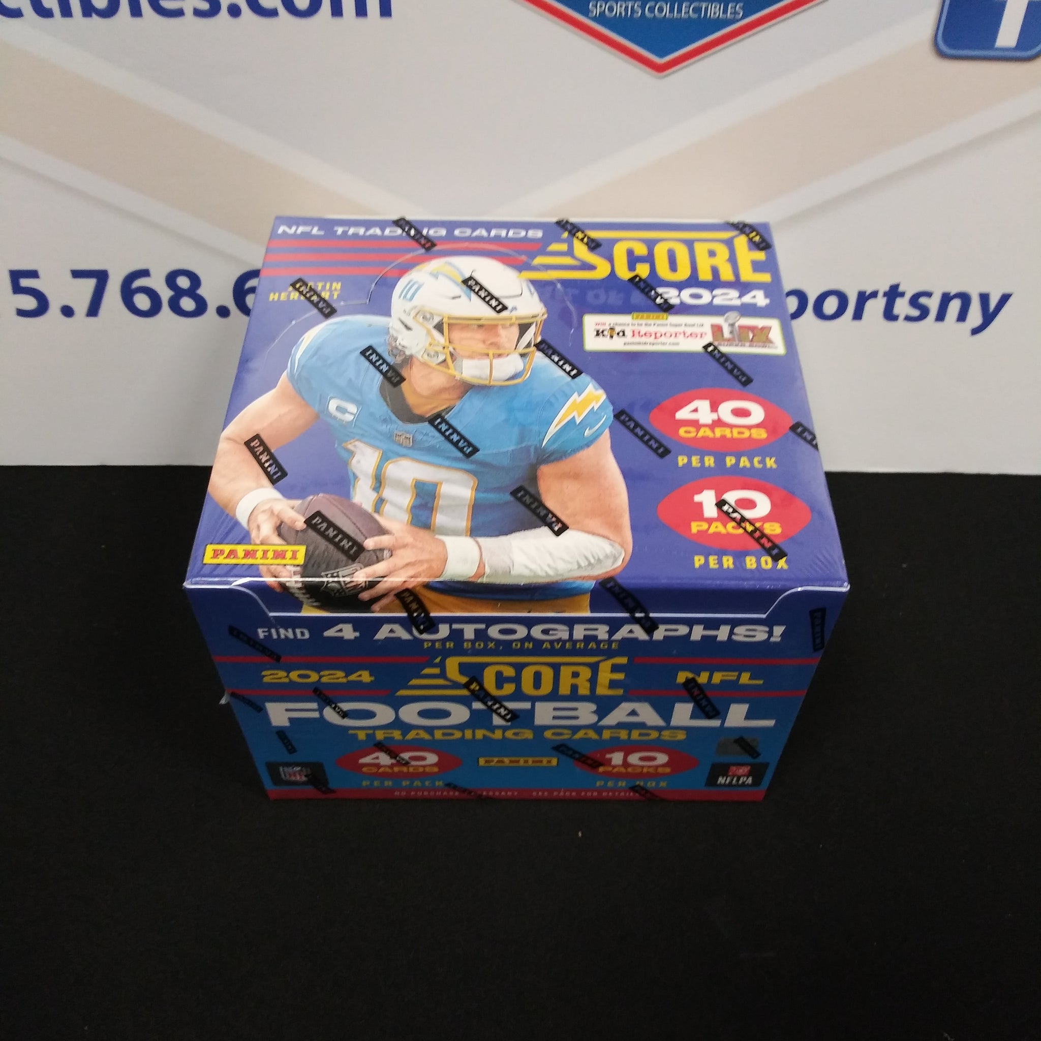 2024 PANINI SCORE FOOTBALL HOBBY BOX! 4 AUTOS PER BOX!