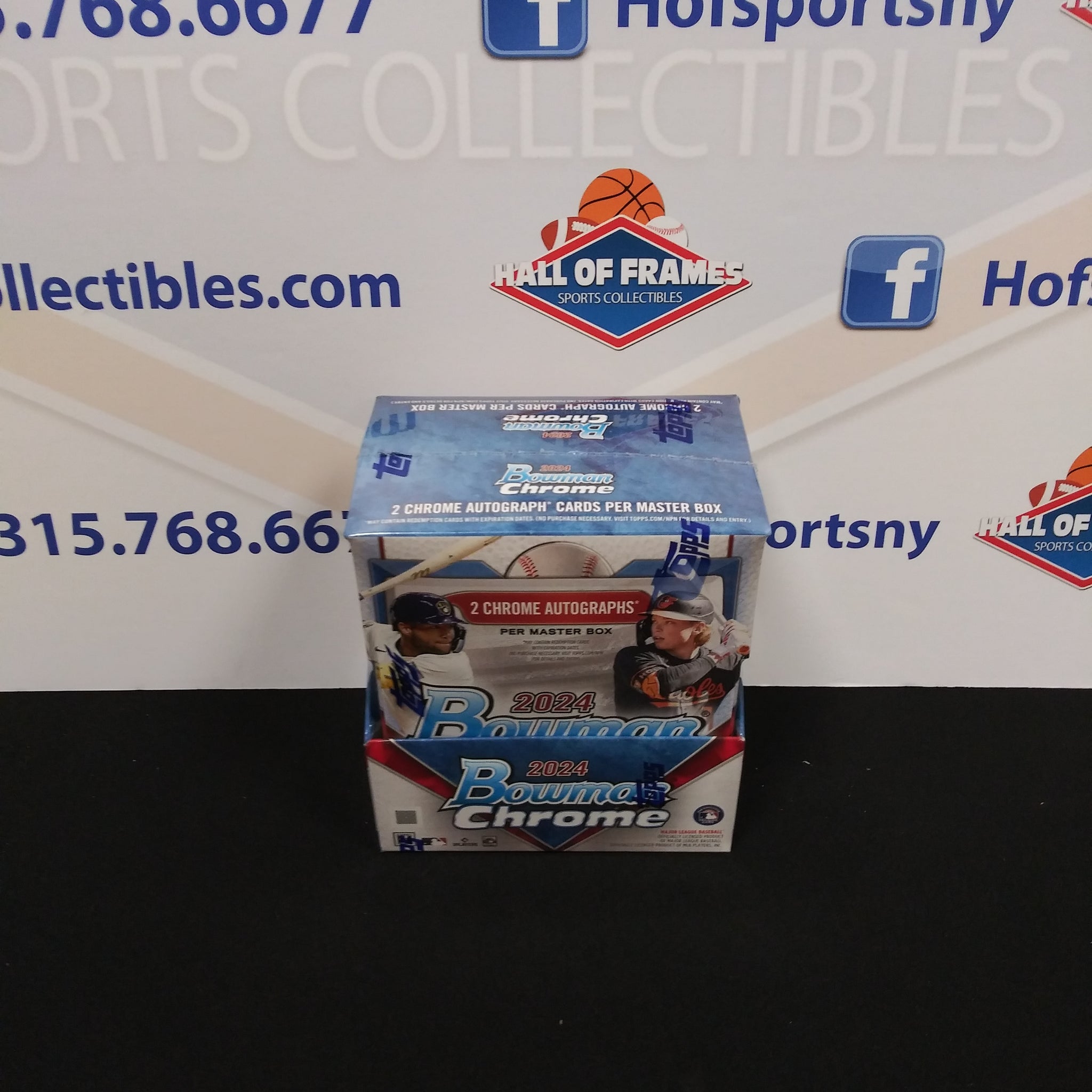 2024 BOWMAN CHROME BASEBALL HOBBY BOX! 2 CHROME AUTOS PER BOX!!