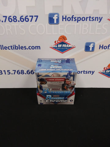 2024 BOWMAN CHROME BASEBALL HOBBY BOX! 2 CHROME AUTOS PER BOX!!