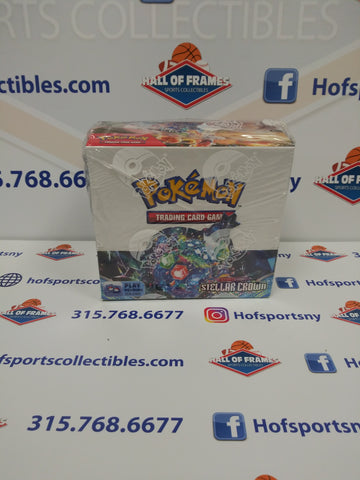 2024 POKEMON SCARLETT & VIOLET STELLAR CROWN BOOSTER BOX! 36 PACKS!