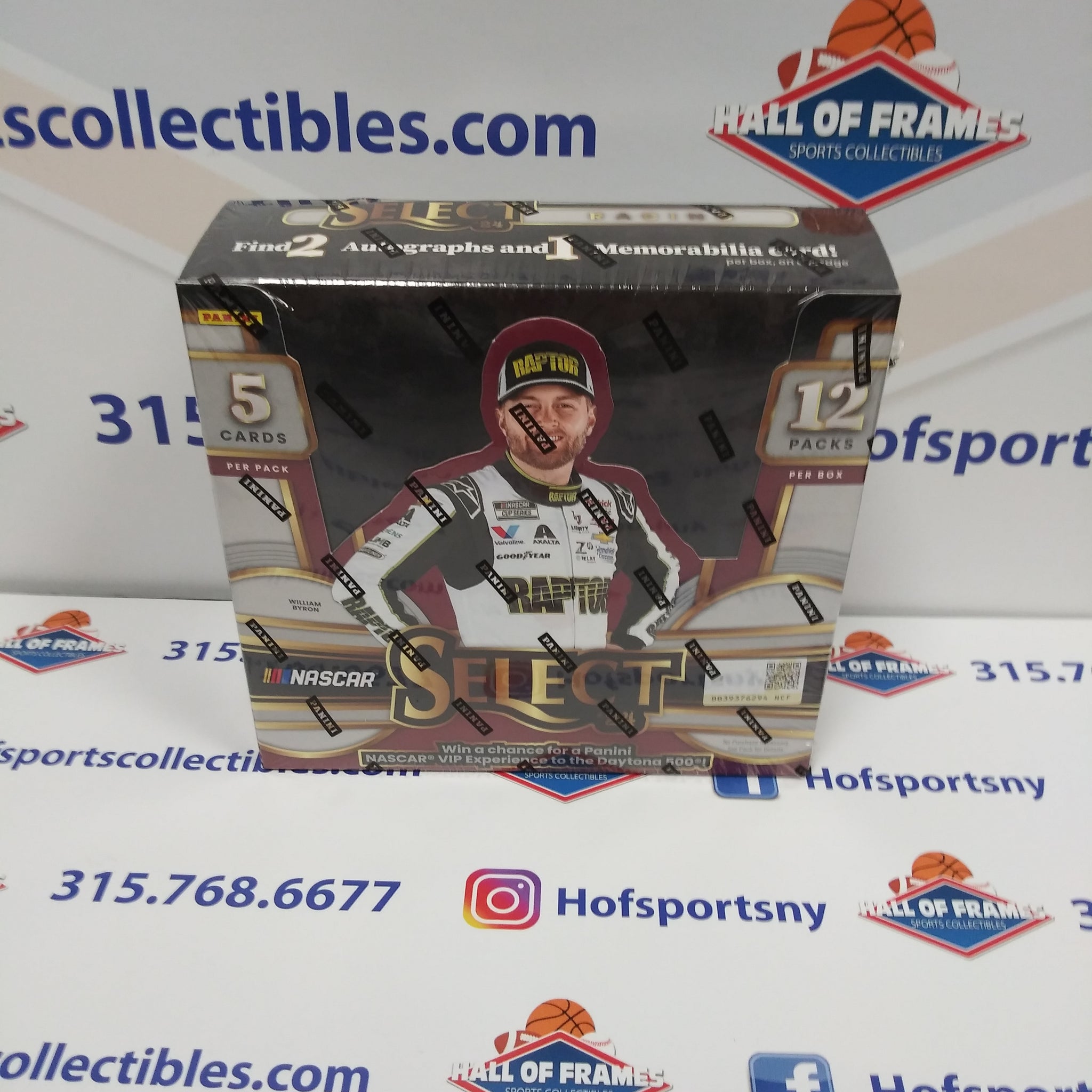 2024 PANINI SELECT NASCAR RACING HOBBY BOX! 3 HITS PER BOX!