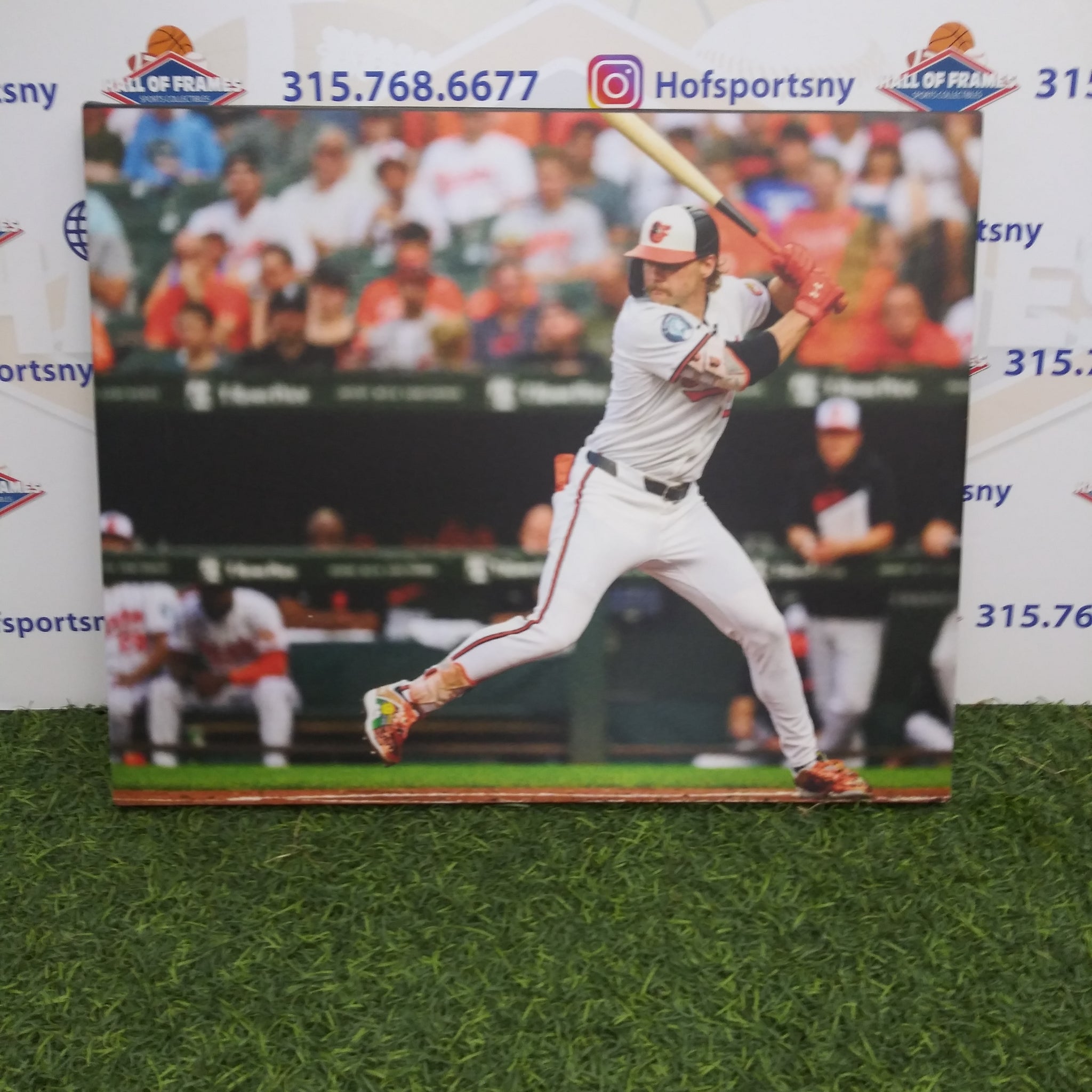 GUNNAR HENDERSON BALTIMORE ORIOLES 16X20 CUSTOM CANVAS PRINT - READY TO HANG