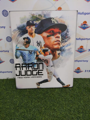 AARON JUDGE COLLAGE NEW YORK YANKEES 16X20 CUSTOM CANVAS PRINT - READY TO HANG