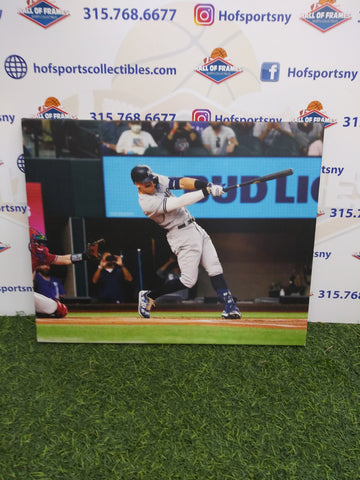 AARON JUDGE RECORD BREAKING HOMERUN NEW YORK YANKEES 16X20 CUSTOM CANVAS PRINT - READY TO HANG
